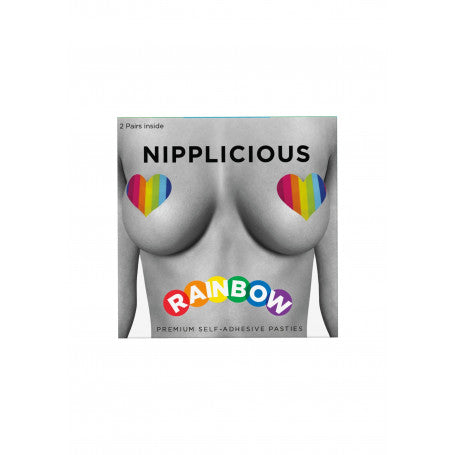 NIPPLICIOUS RAINBOW PASTIES NIPPLE COVERS