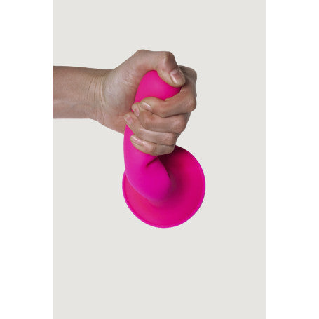 HITSENS 4 FUCHSIA SUCTION CUP DILDO