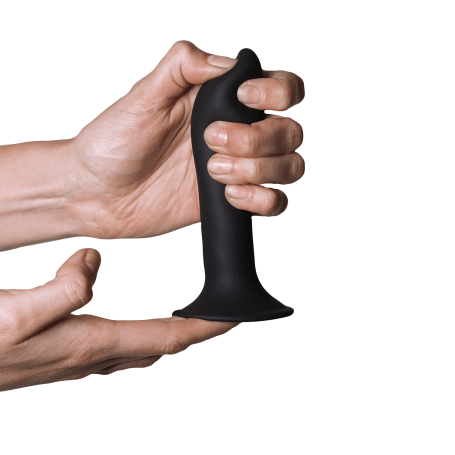 HITSENS 5 BLACK SUCTION CUP DILDO