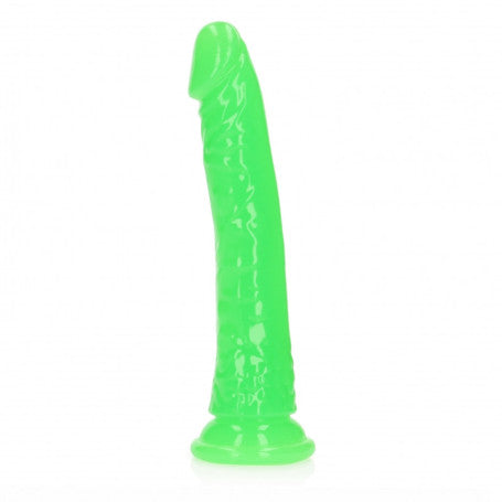 Realistic Dildo with Suction Cup Slim Dildo, 20 cm, Neon Green