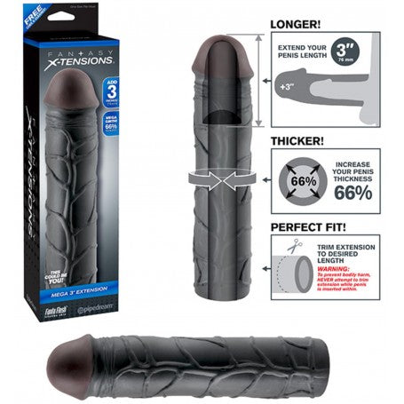 FANTASY X-TENSIONS MEGA 3 EXTENSION WEARABLE SHEATH BLACK