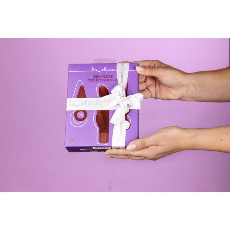 KIT SEX TOYS FOR WOMEN (S)EXPLORE TOY KIT FOR HER DARK CHERRY