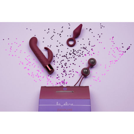 KIT SEX TOYS FOR WOMEN (S)EXPLORE TOY KIT FOR HER DARK CHERRY