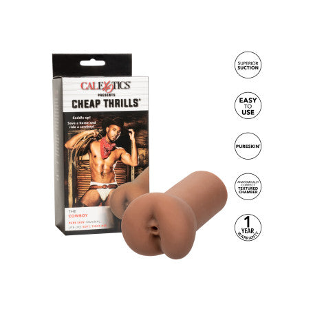 Cheap Thrills The Cowboy Realistic Anus Male Masturbator