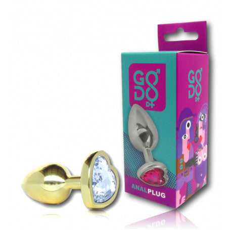 GODO DI+ SMALL GOLD METAL ANAL PLUG