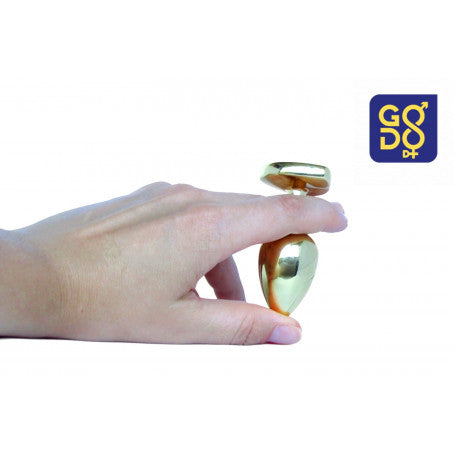 GODO DI+ SMALL GOLD METAL ANAL PLUG