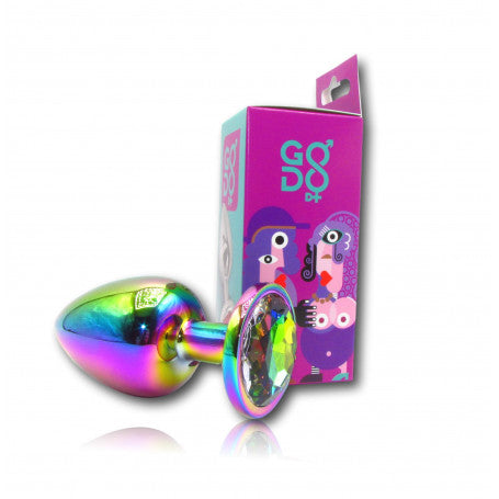 I ENJOY THE BIGGER COLORED METAL ANAL PLUG 