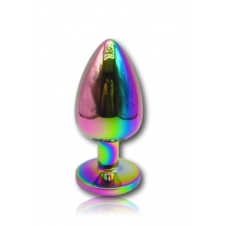 I ENJOY THE BIGGER COLORED METAL ANAL PLUG 