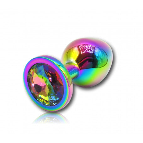 I ENJOY THE BIGGER COLORED METAL ANAL PLUG 