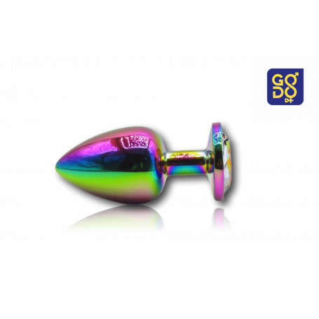 I ENJOY THE BIGGER COLORED METAL ANAL PLUG 