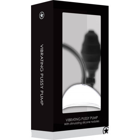 VIBRATING PUSSY PUMP - BLACK 