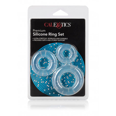 COCK RING KIT PREMIUM SILICONE RING SET 