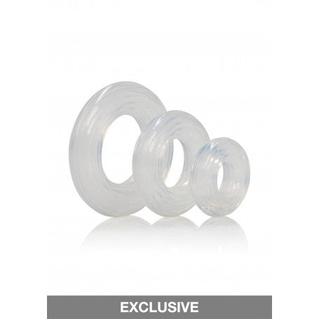 COCK RING KIT PREMIUM SILICONE RING SET 