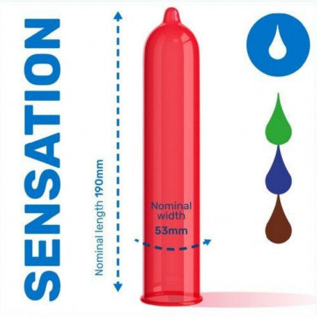 Pasante Strawberry Condoms 144 pcs