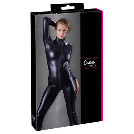 Overall eco leather jumpsuit