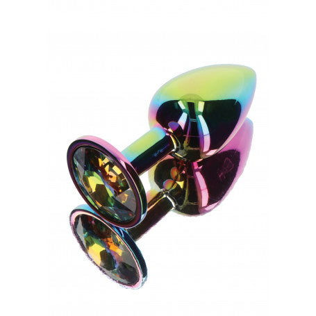METAL ANAL PLUG WITH STONE TWILIGHT BOOTY JEWEL SMALL